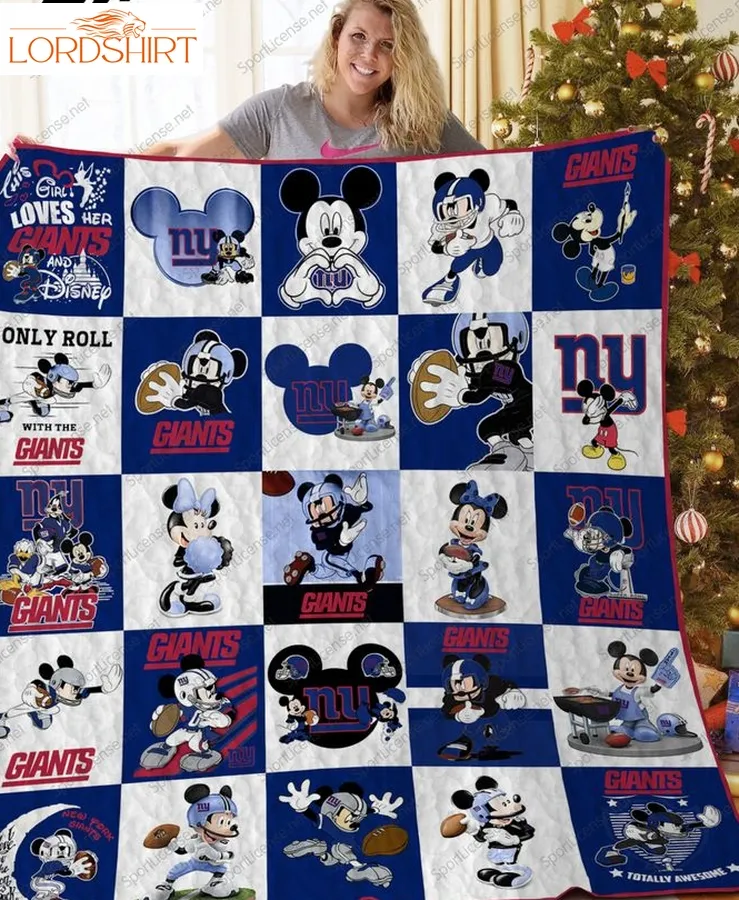 New York Giants Disney Quilt Blanket