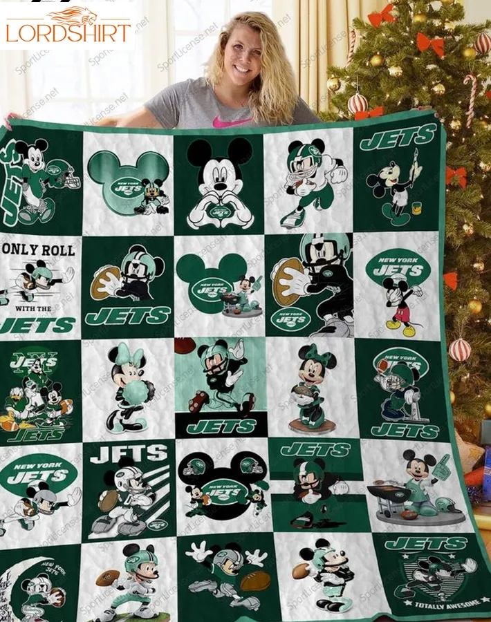 New York Jets Disney Quilt Blanket