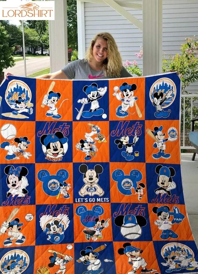 New York Mets Mickey Quilt Blanket