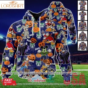 New Zealand Warriors Mickey Friends Halloween Shirt, Hoodie  