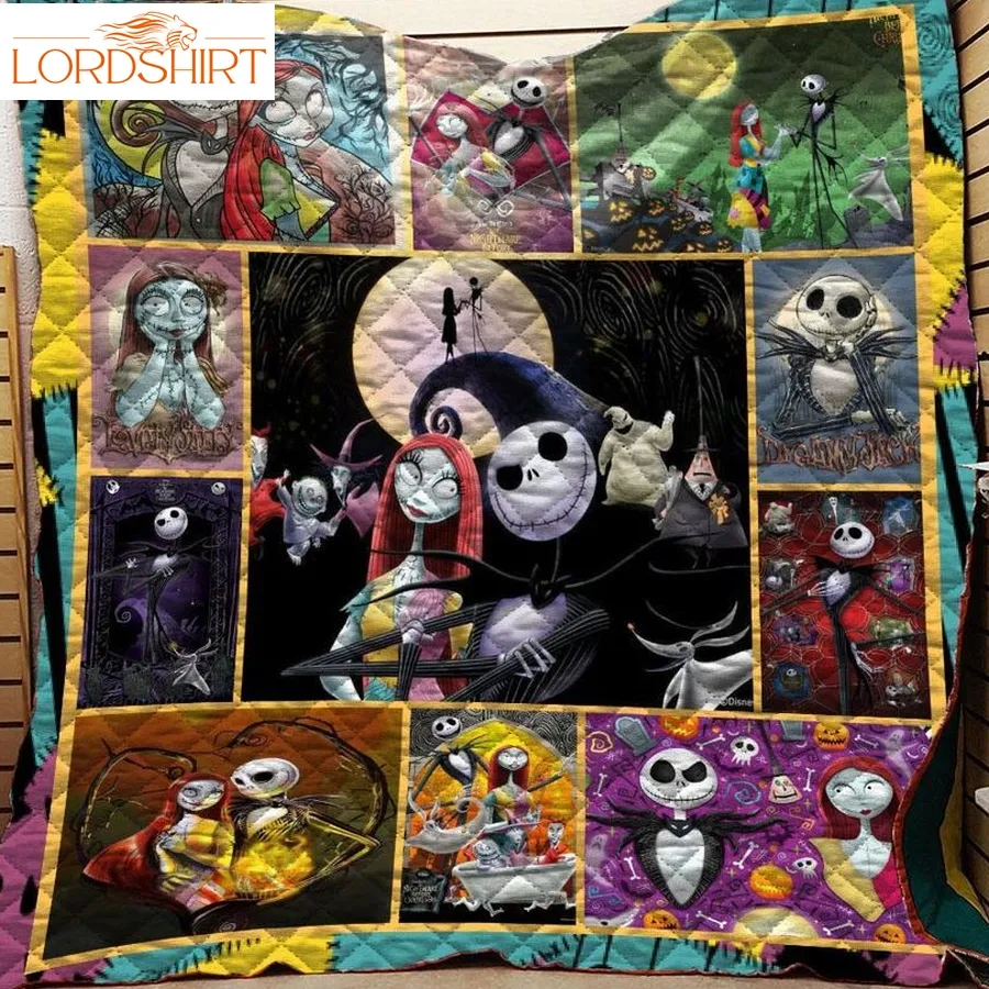 Nightmare Before Christmas Quilt Blanket