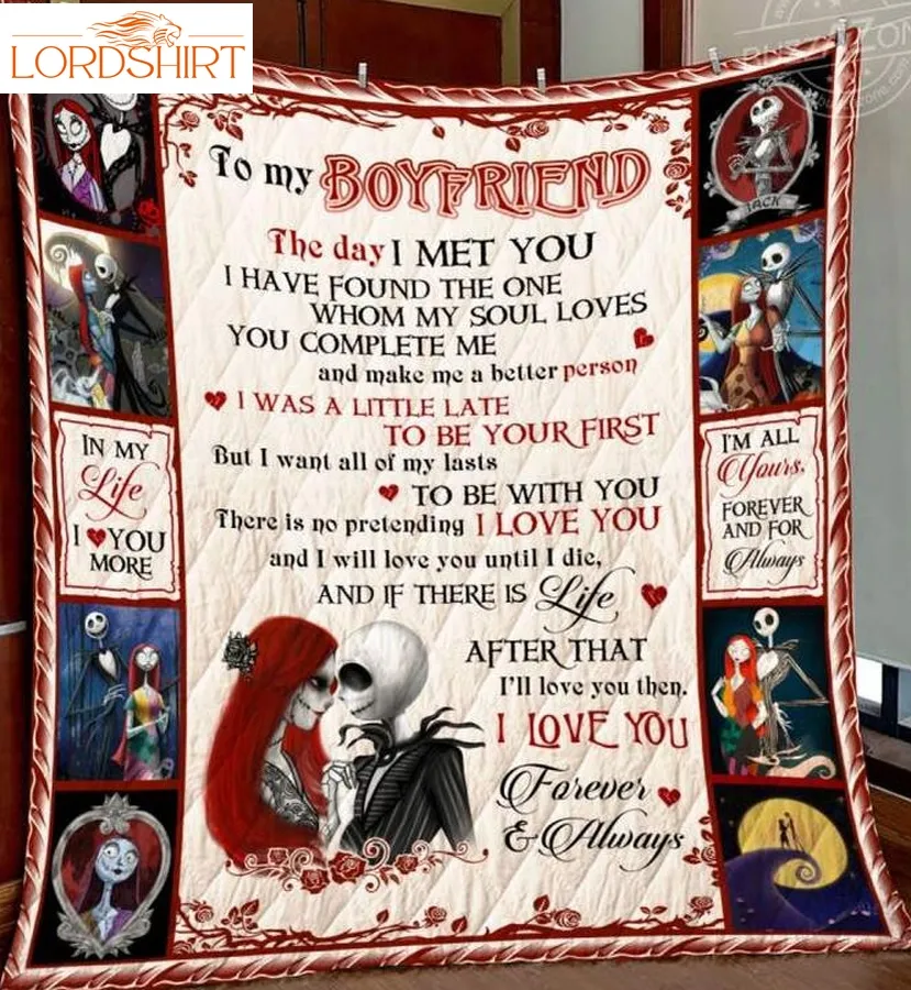 Nightmare Boyfriend All Of My Lasts 3D Quilt Blanket