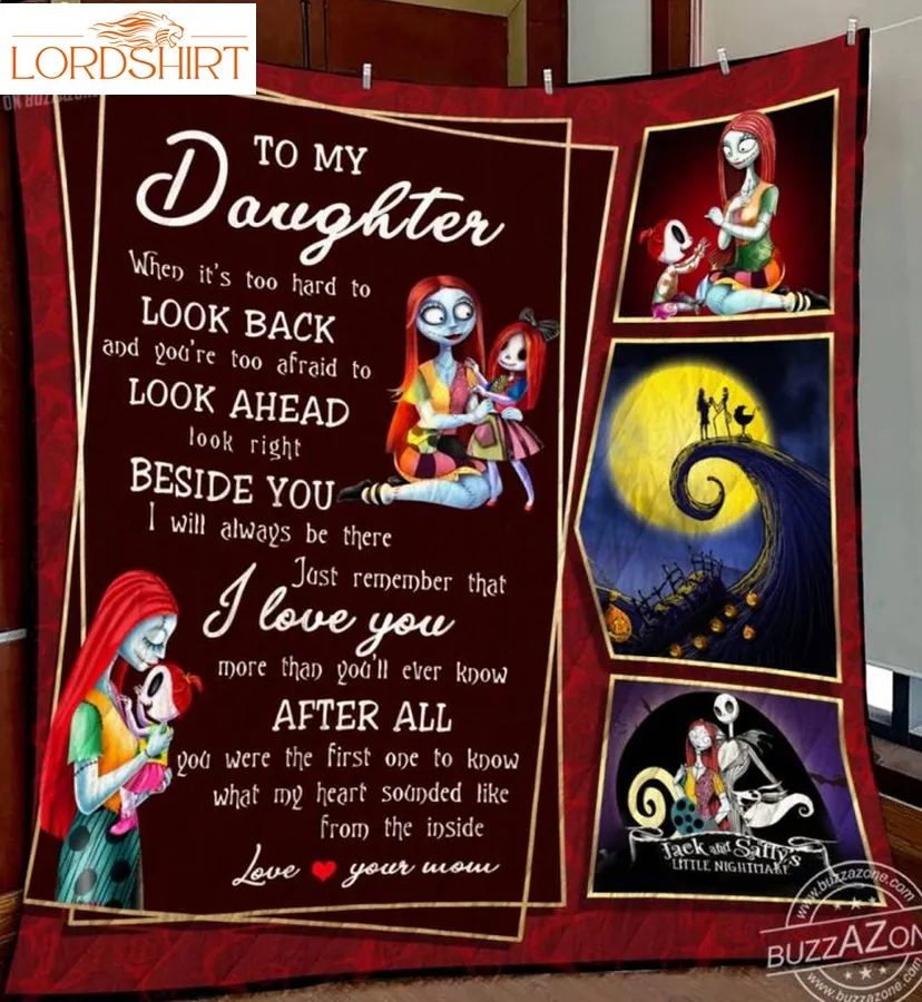 Nightmare Daughter Mom Look Right Beside You 3D Quilt Blanket