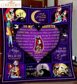 Nightmare Daughter Mom Stay Strong Be Confident 3D Quilt Blanket