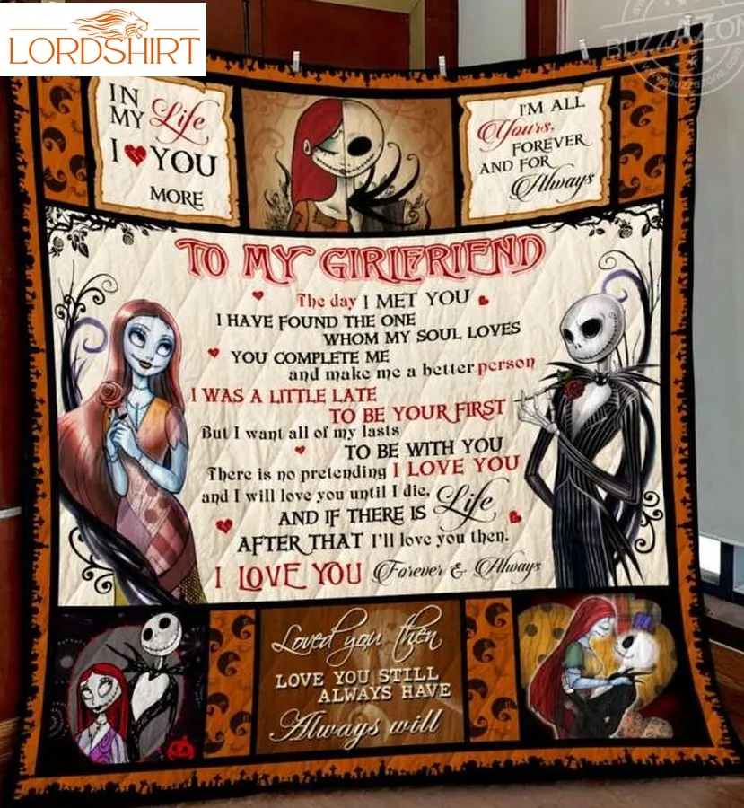 Nightmare Girlfriend All Of My Lasts 3D Quilt Blanket