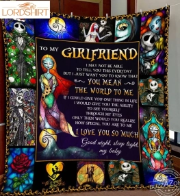 Nightmare Girlfriend You Mean The World To Me 3D Quilt Blanket