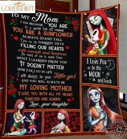 Nightmare Momam Because You Are 3D Quilt Blanket