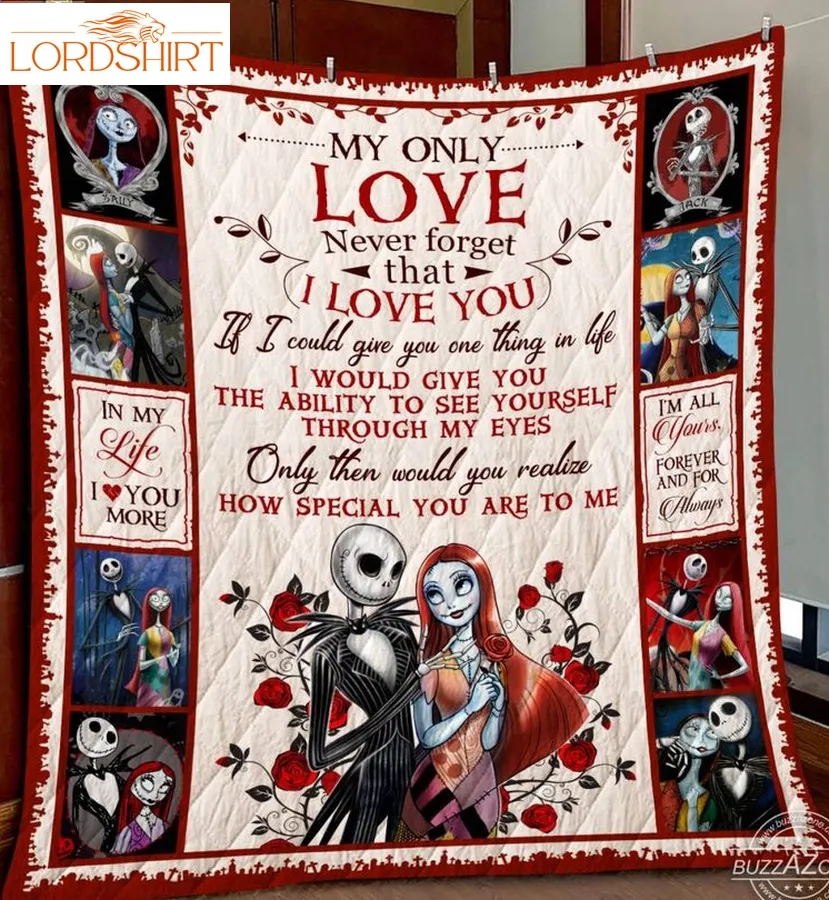 Nightmare My Love Ability To See Yourself 3D Quilt Blanket