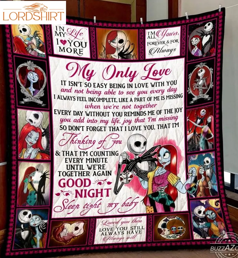 Nightmare My Love Counting Every Minute 3D Quilt Blanket