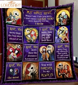 Nightmare My Love Love You More 3D Quilt Blanket