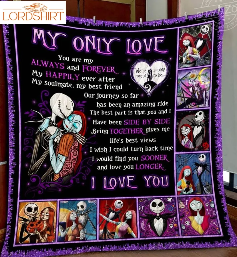 Nightmare My Love Side By Side 3D Quilt Blanket