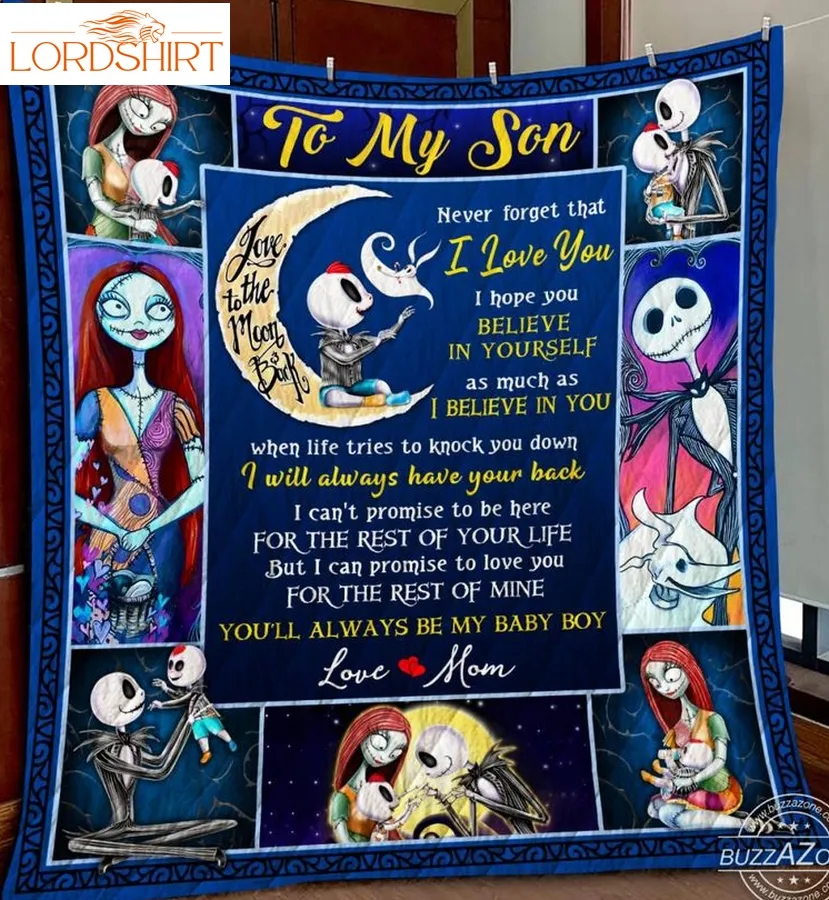 Nightmare Son Mom Life Knock You Down 3D Quilt Blanket