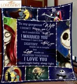 Nightmare Wife Love Made Us Forever Together 3D Quilt Blanket