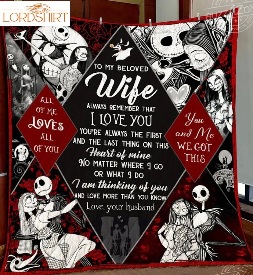 Nightmare Wife Love More Than You Know 3D Quilt Blanket