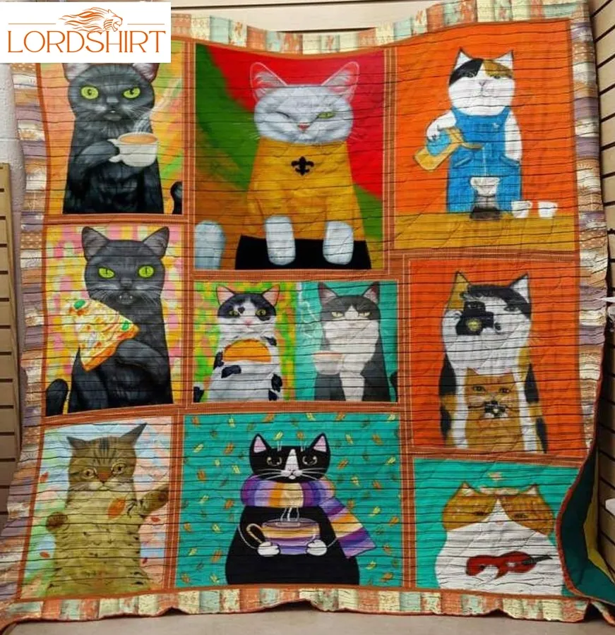 Noble Cat 3D Customized Quilt Blanket