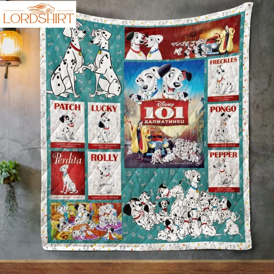 One Hundred And One Dalmatians_Style 2 Quilt Blanket