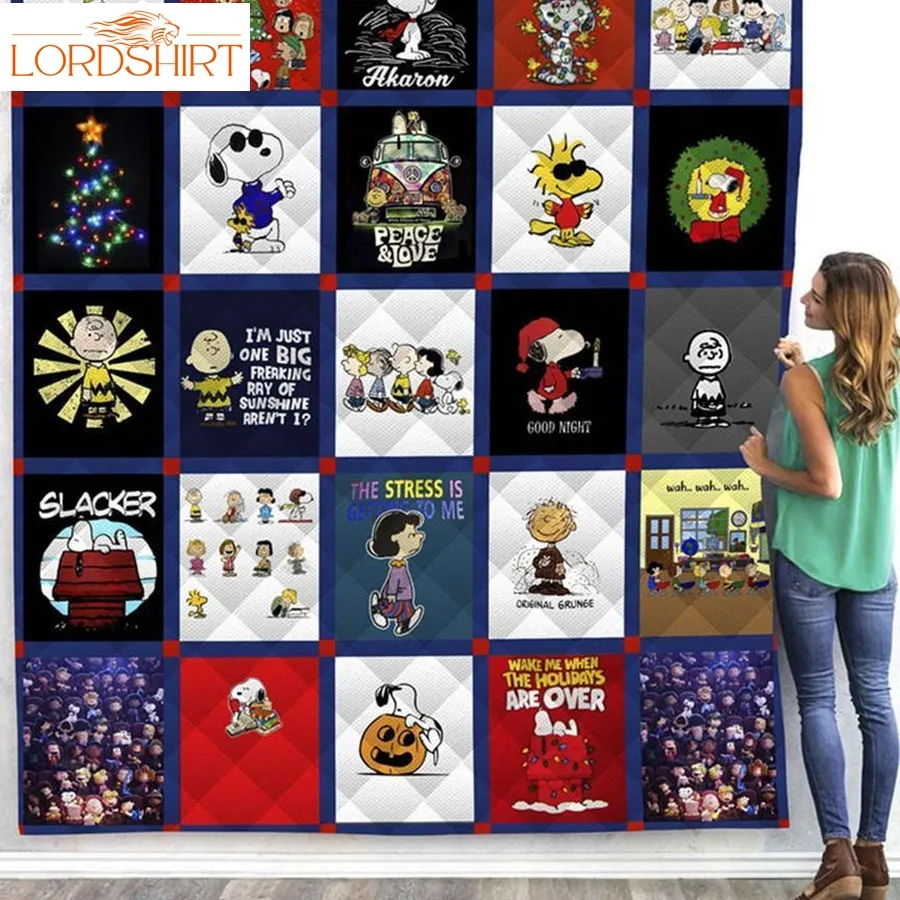 Peanuts Snoopy Quilt Blanket 03