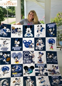 Penn State Nittany Lions Disney Quilt Blanket