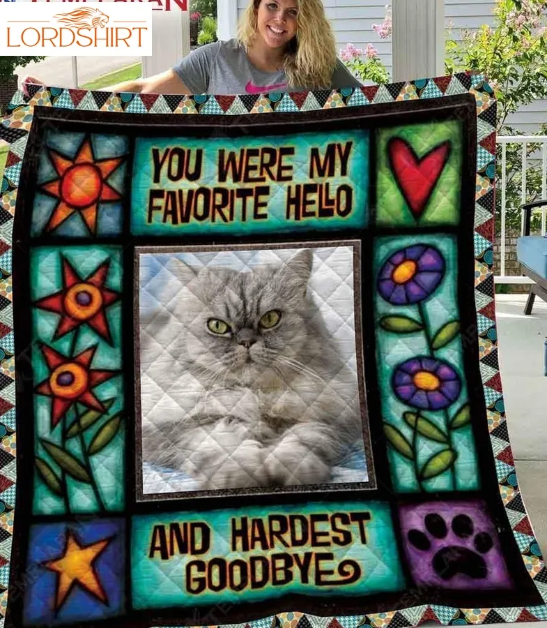 Persian Cat 3D Customized Quilt