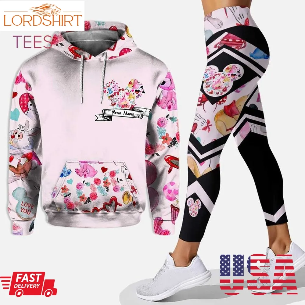 Personalized Mickey Mouse Hoodie Leggings 3D All Over Print