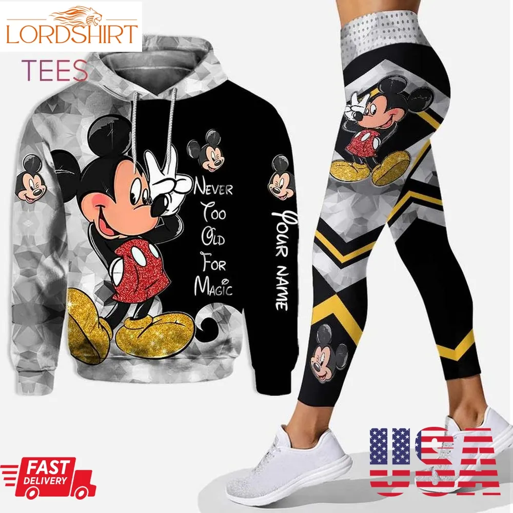 Personalized Mickey Mouse Hoodie Leggings All Over Print