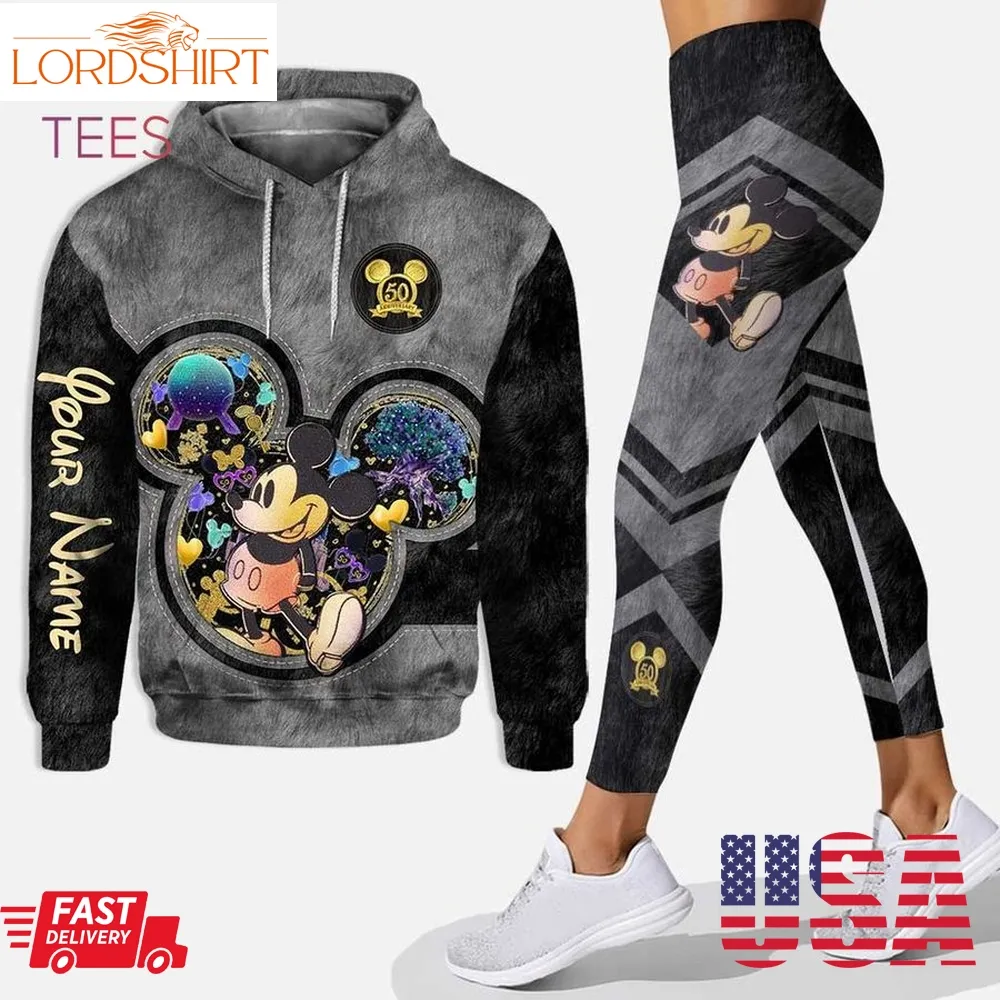 Personalized Mickey Mouse Luxury Brand Hoodie Leggings Limited Edition