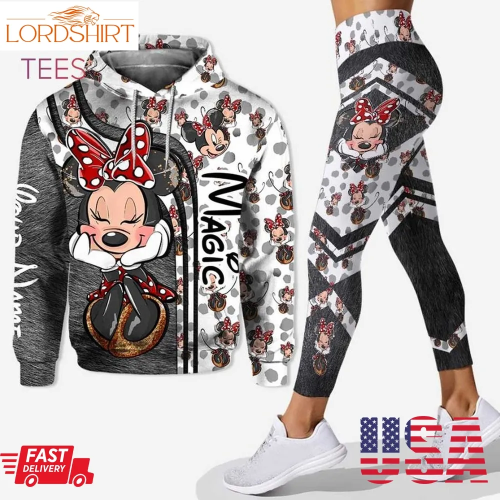 Personalized Minnie Mouse Hoodie Leggings Luxury Limited Edition