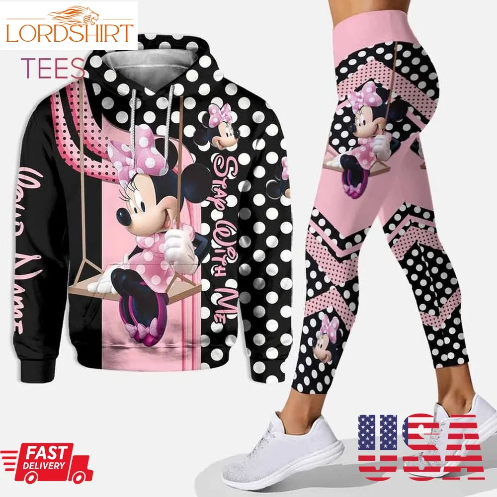 Personalized Minnie Mouse Hoodie Leggings Pod Design Set