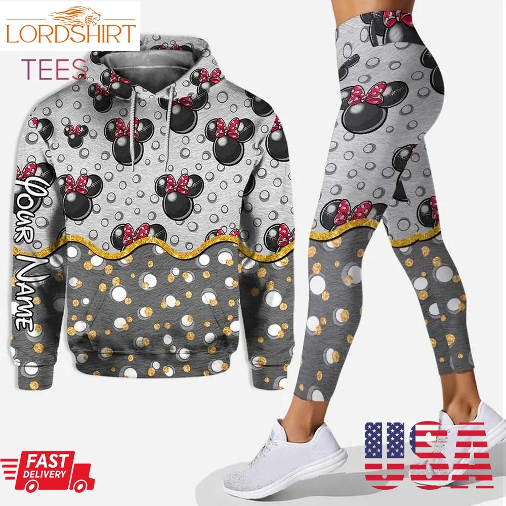 Personalized Minnie Mouse Hoodie Leggings