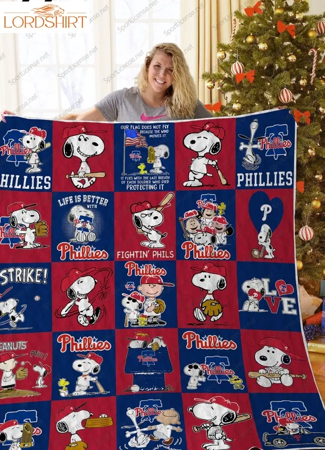 Philadelphia Phillies Disney Quilt Blanket Ver Sp