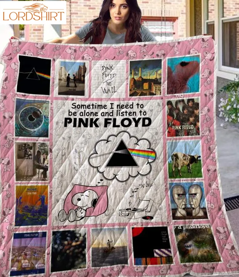 Pink Floyd Snoopy 3D Customized Quilt Blanket