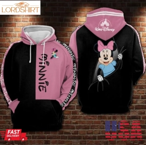 Pink Minnie Mouse 3D Hoodie