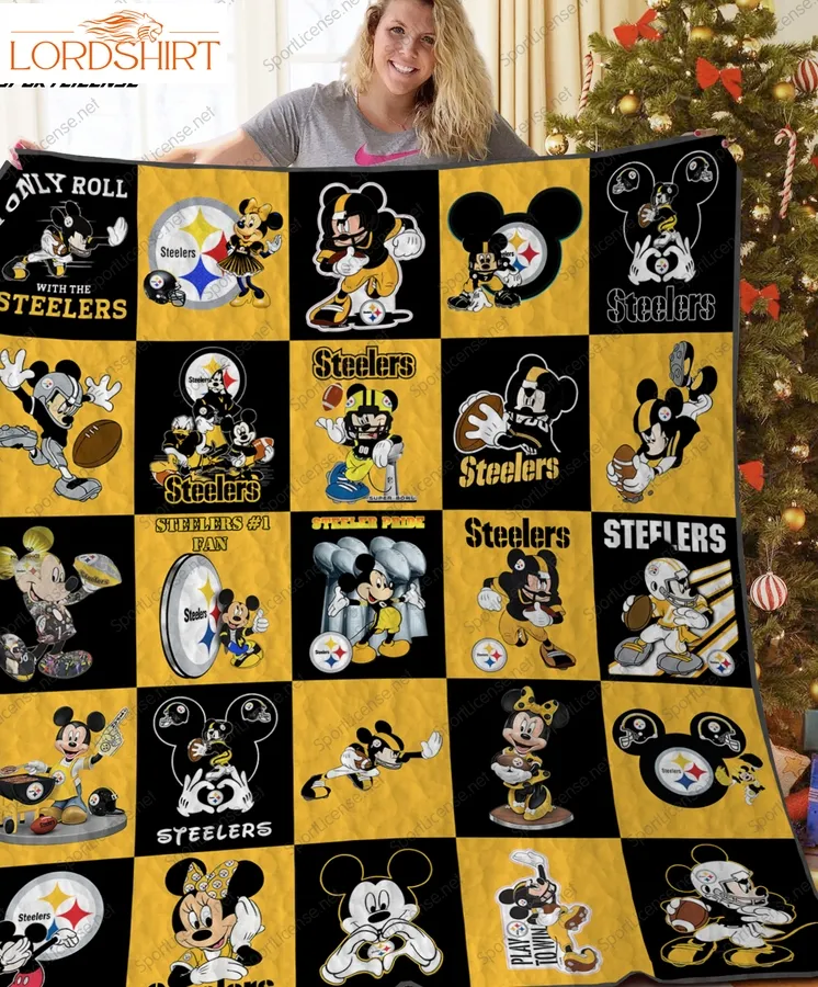 Pittsburgh Steelers Disney Quilt Blanket