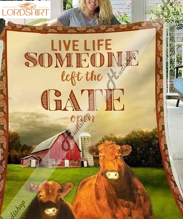 Red Angus Cattle Awesome 3D Customized Quilt