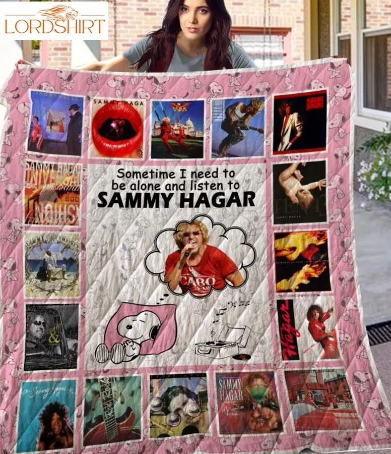 Sammy Hagar Snoopy 3D Customized Quilt Blanket