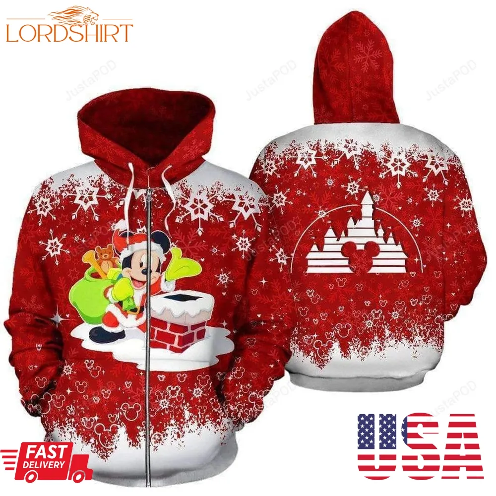 Santa Mickey Christmas For Mickey Lovers 3D All Over Print