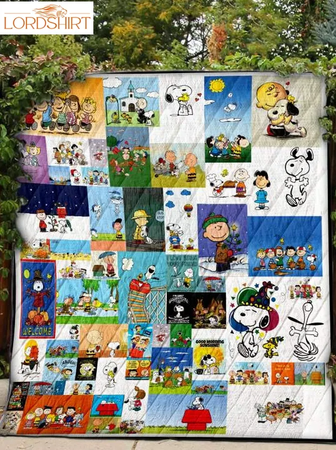 Snoopy Cartoon 3D Customized Quilt