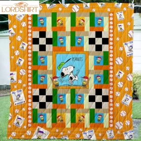 Snoopy Charlie Brown 3D Customize Quilt Blanket