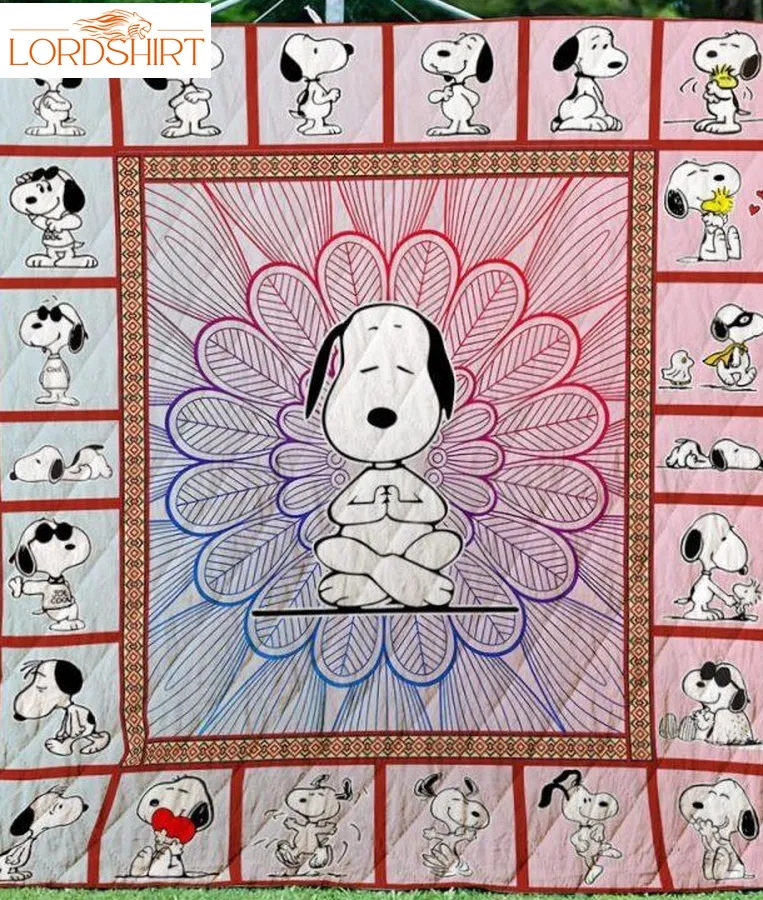 Snoopy Crib 3D Customized Quilt