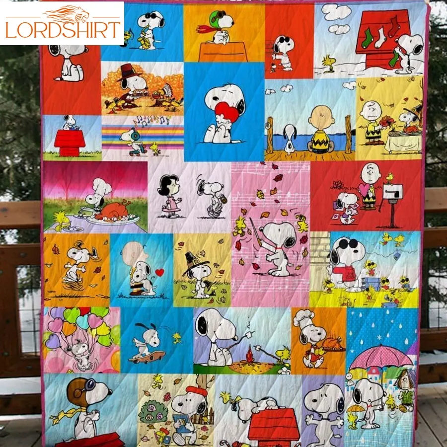 Snoopy Customize Quilt Blanket