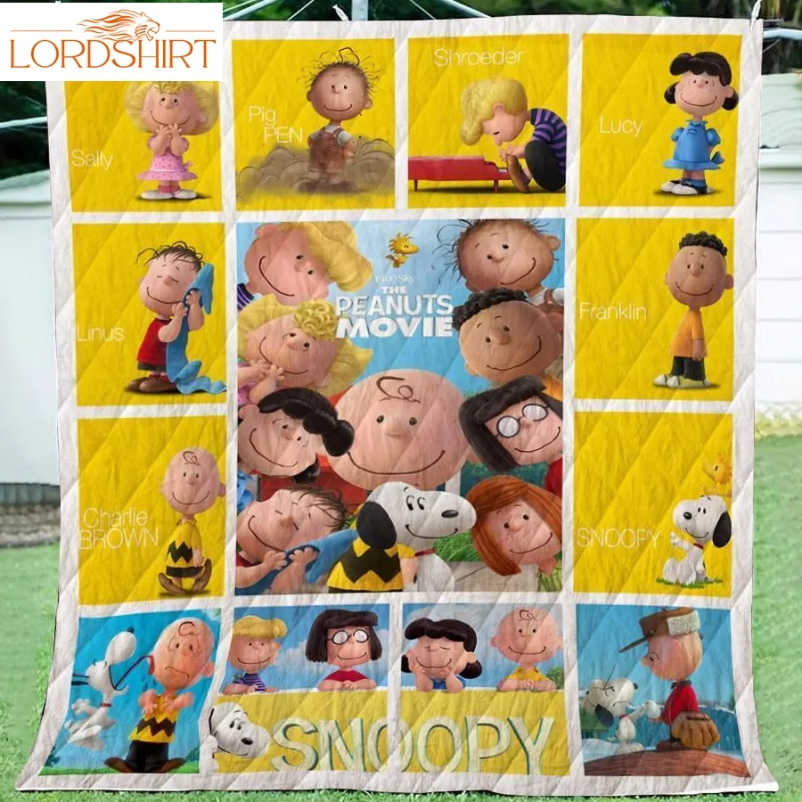 Snoopy Family 3D Customized Quilt