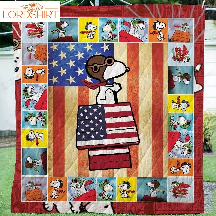 Snoopy Quilt Blanket For Fans