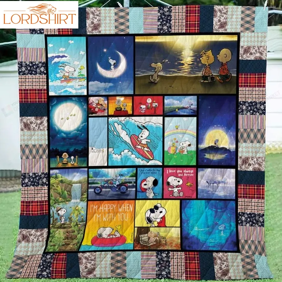 Snoopy Quilt Blanket