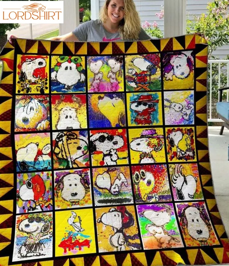 Snoopy Ver1 Quilt Blanket