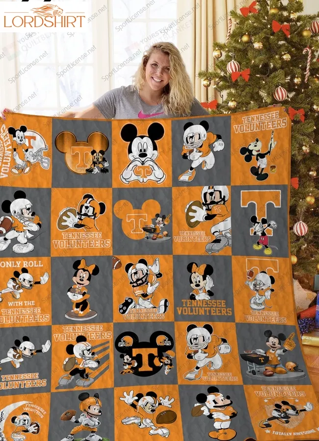 Tennessee Volunteers Disney Quilt Blanket