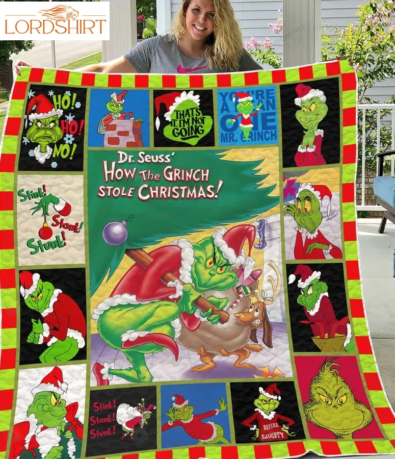 The Grinch New Quilt Blanket