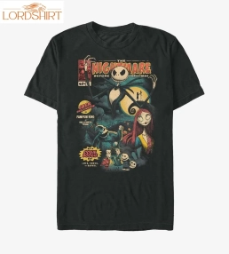 The Nightmare Before Christmas Comic Cover T Shirt