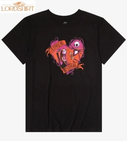 The Nightmare Before Christmas Eternal Love Heart Girls T Shirt