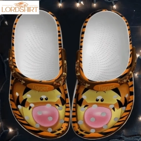 Tigger Winnie The Pooh For Lover Rubber Crocs Crocband Clogs  Tl97