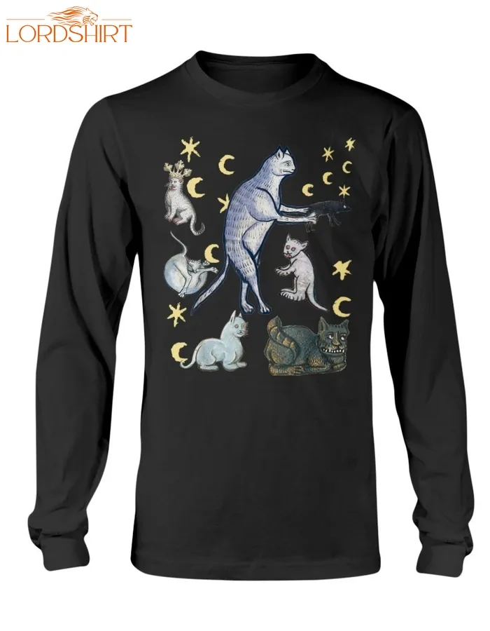 Ugly Medieval Cats Sweatshirt And Hoodie